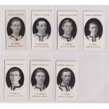 Cigarette cards, Taddy, Prominent Footballers (London Mixture backs), Sheffield United, 7 cards,