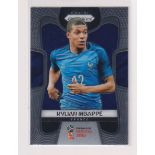 Trade card, Football, Panini, Kylian Mbappe, Russia World Cup 2018, scarce Prizm card (vg) (1)