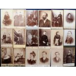 Photographs, 26 Cabinet Cards single and group portraits, mainly Newcastle and Gateshead (gd) (26)