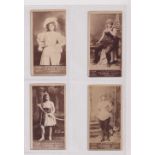 Cigarette cards, USA, Hess & Co, Photographic cards, Actresses, all with adverts for Long Cut