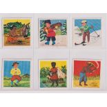 Trade cards, Como, Noddy's Friends Abroad, 'L' size (24/50) (3 with slight scuffs, rest vg)