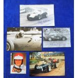 Autographs, Motor racing, Formula One, small selection of signed photographs by various British