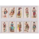 Cigarette cards, USA, Kimball, Ballet Queens, (set, 50 cards) (mostly vg) (50)