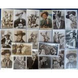 Postcards, Cinema, a collection of 20 cards all of Western Stars, several Picturegoer issues