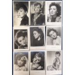 Postcards, Cinema, Zarah Leander, 9 Ross cards each showing photographic images (vg)