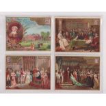 Trade cards, Liebig, Queen Victoria, ref S207, English language issue (set, 6 cards) (some minor