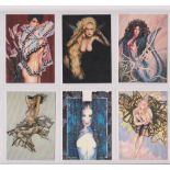 Trade cards, Glamour & Fantasy Art Cards, a collection of 7 modern sets, Olivia (Sets 1, 2 & 3),
