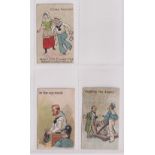 Cigarette cards, three cards, Roberts Nautical Expressions (Navy Cut Cigarettes), type card, '