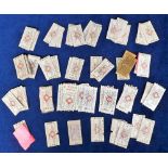 Rail, 118 1960s cardboard red diamond platform tickets, 93 different + duplicates all 3d sold