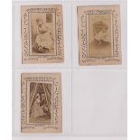 Cigarette cards, USA, Hirsch, Photographic cards, Actresses, 'Queen's Cup All Tobacco Cigarettes'