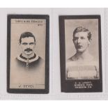 Cigarette cards, Bell's Footballers, type card, J. Devey, Aston Villa (slight corner crease, gd) &