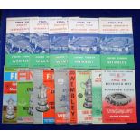 Football programmes, FAC Finals, 1958-1969 inclusive complete run, (mostly vg) (12)