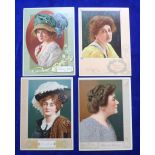 Cigarette cards, USA, ATC, Cabinet Theatrical Series, non-insert premium size issue, 188mm x