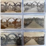 Postcards, Sandringham, a collection from early to modern to include R.P., Gardens, Pergola, The
