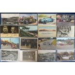 Postcards, a motor racing selection of approx. 40 cards inc. racing cars, formula one, speedway,