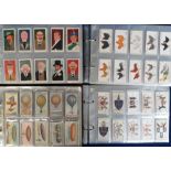 Cigarette cards, a large collection of cards in 4 modern albums and sleeves, many different