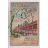 Printed album USA, Allen & Ginter, album of the Paris Exhibition 1899, superb colour album