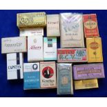 Cigarette packets, a collection of ten 'live' (unused) cigarette packets, all for 20 cigarettes,