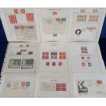 Stamps Collection of mainly Red Cross Danish and Norwegian stamps 1920-1960 including variety 'solid