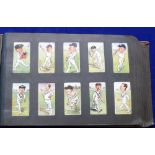 Cigarette cards, a vintage slot-in album containing approx. 25 sets, various manufacturers &