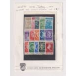 Stamps Turkey 1935 Woman's Alliance set SG1171-85