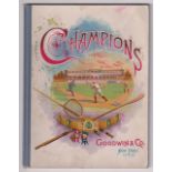 Printed album USA, Goodwin & Co, Champions, superb colour album with printed images of all cards
