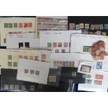 Stamps, collection of GB on stockcards QV-QEII mint and used including 1880 Jubilee part set mint,