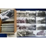 Postcards/photos, Rail, a selection of approx. 350 RP photos and postcards of UK station interiors