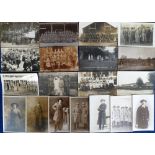 Postcards, Women at War, in Uniform including W.A.A.F., Nurses, V.A.D. camp Shrubland, W.A.A.C. Fort