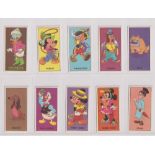 Trade cards, Barratt's, two sets, Walt Disney Characters 2nd Series (50 cards) & Robin Hood (30