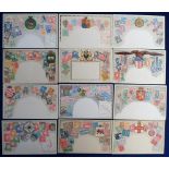 Postcards, Stamp Cards, inc. Persia, Orange River Colony, Germany, Argentina, Monaco, Bulgaria,