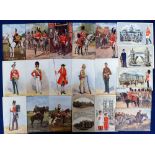 Postcards, Military art style, inc. complete, The Royal Scots by R.J.H., Harry Payne Royal Scots