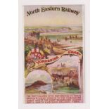 Postcard, North Eastern Railway poster advert No.2 Yorkshire Coast (vg) (1)