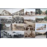 Postcards, Sussex, a selection of approx. 24 cards of Worthing, with RP's of Burlington Hotel,