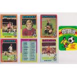 Trade cards, Topps, Footballers (Red back), 1975 (1-220), 207/220, missing nos 4, 32, 61, 74, 88,