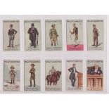 Cigarette cards, Wills, Vanity Fair, 1st Series (set, 50 cards) (mostly gd)