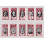 Cigarette cards, Lees', Northampton Town Footballers (set, 21 cards) (1 fair, 1 with grubby/marked