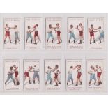 Cigarette & trade cards, 3 sets, Franklyn Davy & Co, Boxing, (25 cards, gd/vg), Hunting (25 cards,