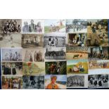 Postcards, Ethnic, a collection of approx. 80 cards showing various images of people from Africa,