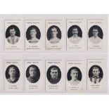 Cigarette cards, Taddy, Prominent Footballers (No footnote), ten cards, A. Archer Brighton, W.