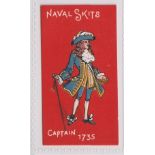 Cigarette card, John Young & Sons, Naval Skits, type card, 'Captain 1735' (vg) (1)