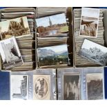 Postcards, a collection of approx. 2400 cards mostly English topographical a few Welsh & Foreign