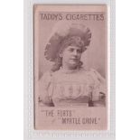 Cigarette card, Taddy, Actresses Collotype, type card, Miss Violet Cameron (2 sl corner knocks,