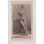 Cigarette card, J. Gabriel, Pretty Girl Series, 'BAGG', type card, Glandine (vg) (1)