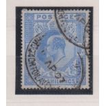 Stamps GB KEVII 10/- ultramarine used SG265 cat £500