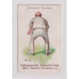 Cigarette card, Faulkner's, Cricket Terms, 'Wide' (gd) (1)