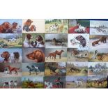 Postcards, a selection of approx. 80 cards of dogs, mostly hunting & gun dogs, the majority