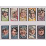 Cigarette cards, Canada, ITC (Canada), Beauties-Smoke Girls (set, 24 cards) (two fair, some slight