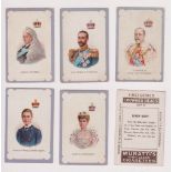 Cigarette cards, Muratti, Crowned Heads, 'M' size (set, 35 cards) (2 with back damage, rest fair/gd)