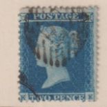 Stamps GB QV 2d blue used SG23 cat £225